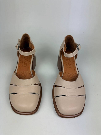 картинка Босоножки ED'ART 5032.23663'be. Бежевый+коричневый уценка от интернет магазина