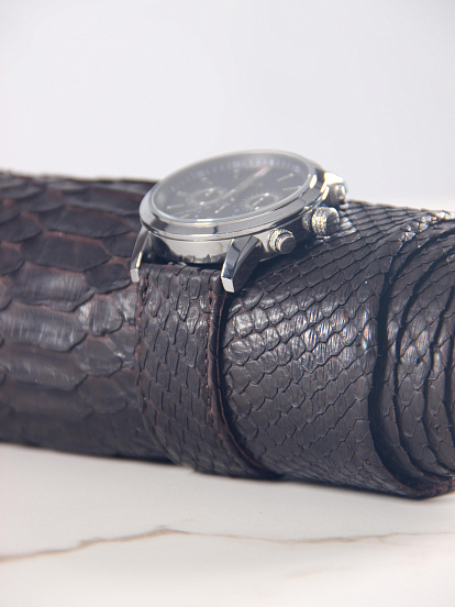 картинка Ремешок на часы R22 коричневый питон от интернет магазина