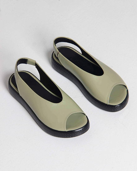 картинка Босоножки ED'ART 1019.2530'bl. Авокадо от интернет магазина