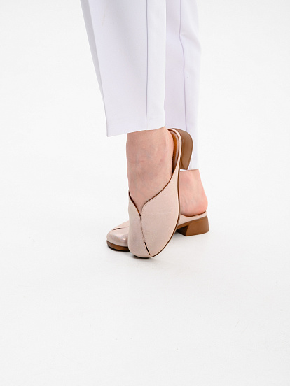 картинка Сабо ED'ART 3200.25294'br. Розовый ибица+коричневый от интернет магазина