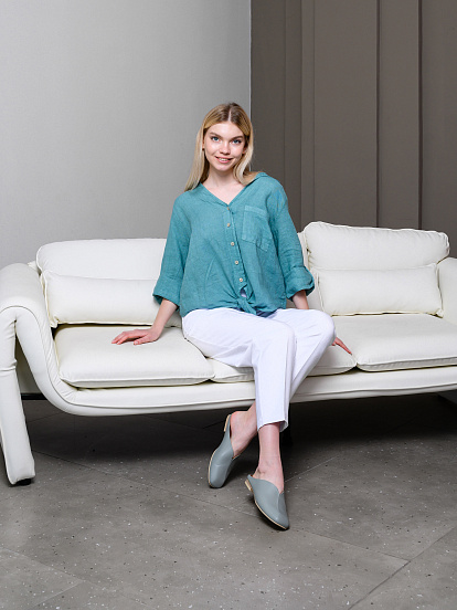 картинка Мюли ED'ART 1007.тунит205'be. Авокадо лион от интернет магазина