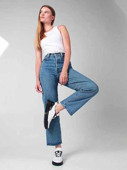 картинка Кроссовки ED'ART 155.2104'bl. Белый черный от интернет магазина