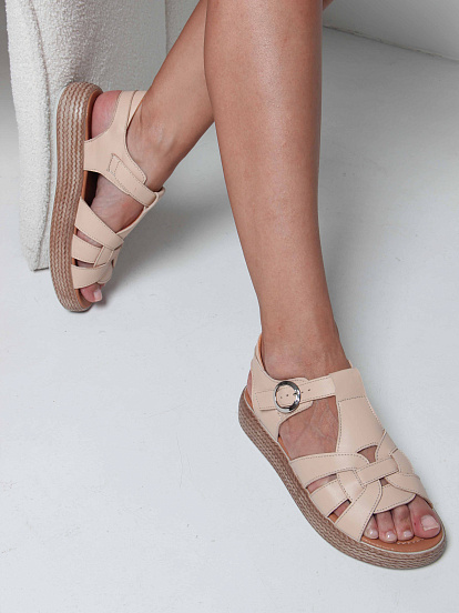 картинка Босоножки ED'ART 2028.2530'be. Бежевый от интернет магазина