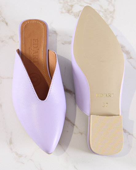 картинка Мюли ED'ART 1001.34104'be. Лиловый стар от интернет магазина