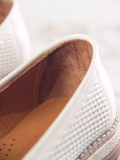 картинка Лоферы ED'ART 110.rose'be.Бежевый от интернет магазина