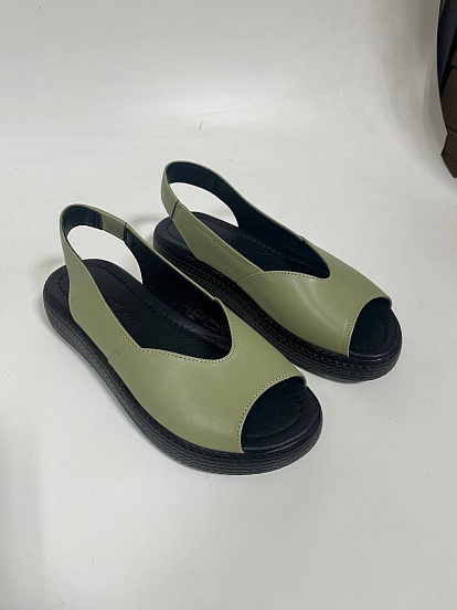 картинка Босоножки ED'ART 1042.2530'bl. Авокадо R от интернет магазина