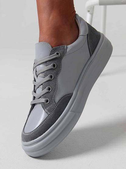 картинка Кеды ED'ART 148.lusi22'gr. Серый замша от интернет магазина