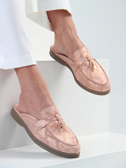 картинка Мюли ED'ART 1070.2614'be. розовая мамба от интернет магазина