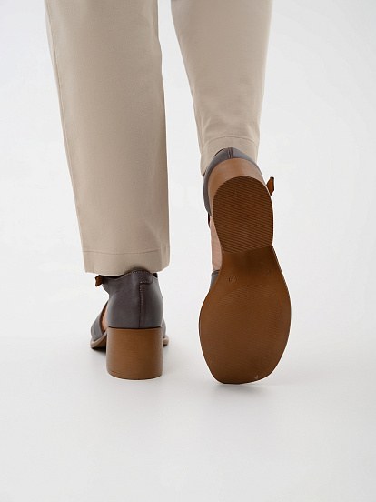 картинка Босоножки ED'ART 5036.23663'bе.Вакса коричневый от интернет магазина