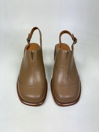 картинка Босоножки ED'ART 5133.23663'be. Круассан майами+коричневый уценка от интернет магазина