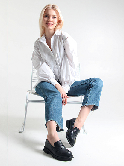 картинка Лоферы туфли ED'ART 175.патриция'bl. черный от интернет магазина