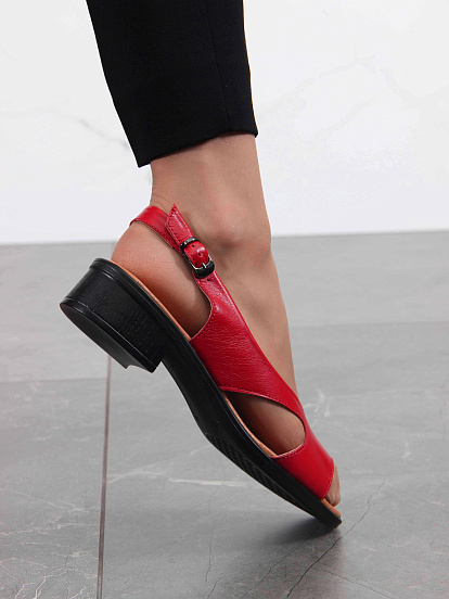 картинка Босоножки ED'ART 3051.21013'bl. Красный R от интернет магазина