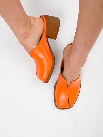 картинка Сабо ED'ART  5200.23663'br. Оранжевый+коричневый от интернет магазина