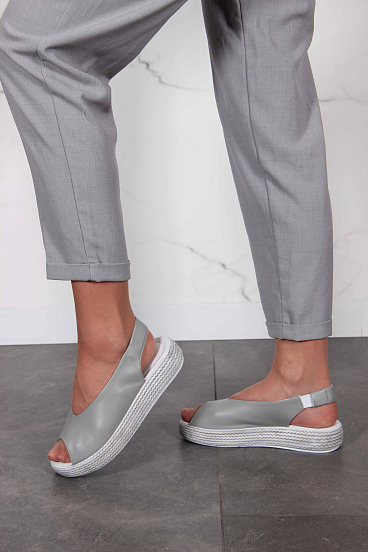 картинка Босоножки ED'ART 1019.2530'w.серый ангел от интернет магазина