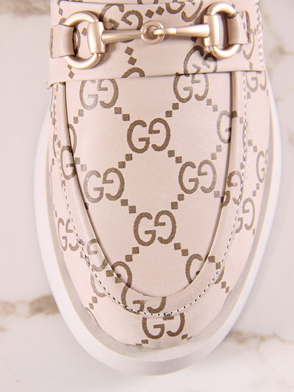 картинка Лоферы туфли ED'ART 172.1841'be. бежевый гуччи от интернет магазина