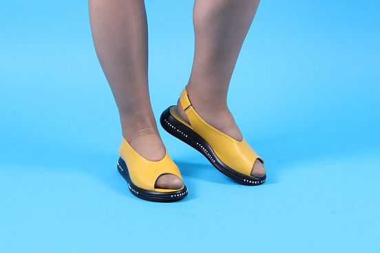 картинка Босоножки ED'ART 1019.189'bl.yellow от интернет магазина