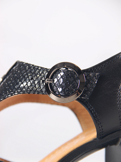 картинка Босоножки ED'ART 6001.624'bl. Черный энгерек от интернет магазина