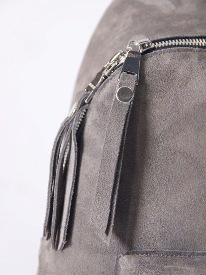 картинка Рюкзак ED'ART r01.серый замок замша от интернет магазина