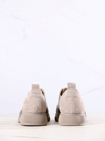 картинка Полуботинки туфли ED'ART 205.патриция'ka.Ваниль замша+тауп майами от интернет магазина