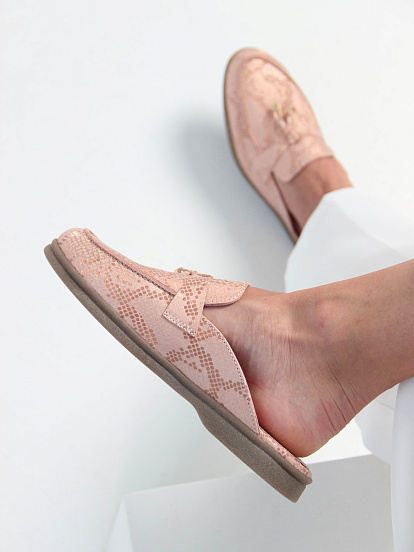 картинка Мюли ED'ART 1070.2614'be. розовая мамба от интернет магазина