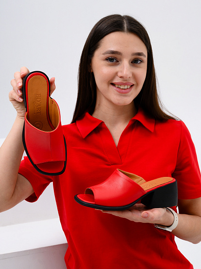 картинка Босоножки ED'ART 4012.23663'bl. Красный от интернет магазина