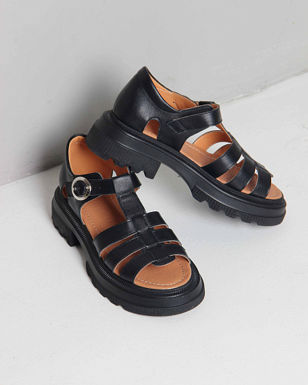 картинка Босоножки ED'ART 2125.506'bl. Черный от интернет магазина