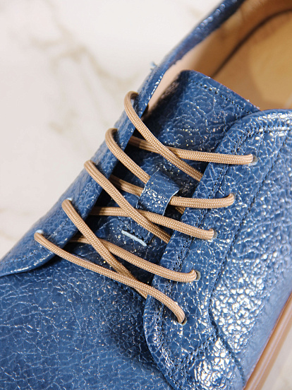 картинка Кеды босоногие ED'ART 182.асти'br.Синий наплак от интернет магазина