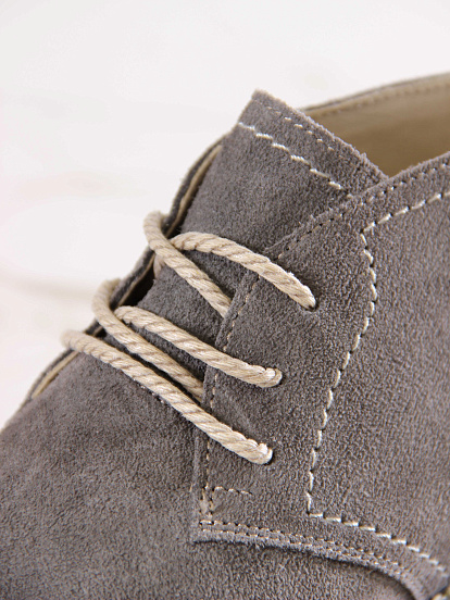 картинка Ботинки ED'ART 309.rose'gr.Серый замок замша от интернет магазина