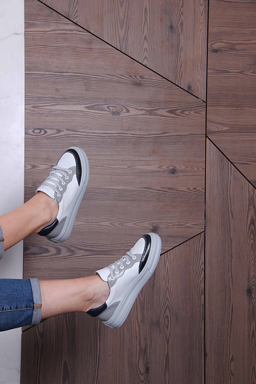 картинка Кеды ED'ART 148.lusi22'gr.белый-серый от интернет магазина