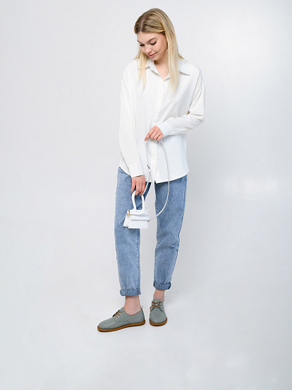 картинка Туфли ED'ART 181.ОКСЕ'br. Лион авокадо+коричневый от интернет магазина