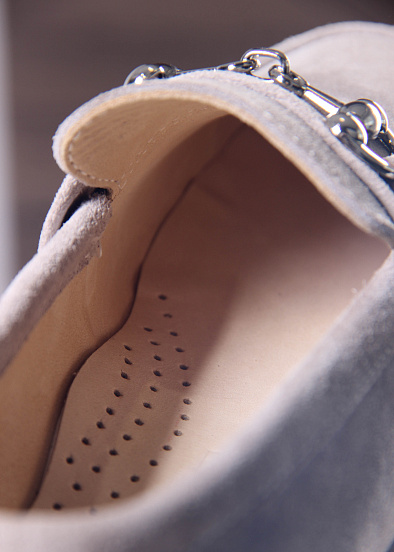 картинка Лоферы туфли ED'ART 172.1841'be. каменная замша от интернет магазина