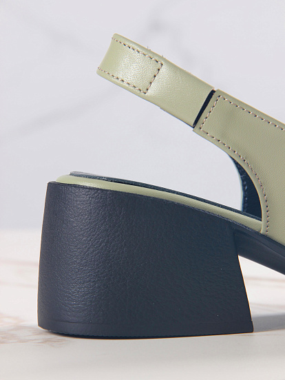 картинка Босоножки ED'ART 5020.23663'bl. Авокадо от интернет магазина