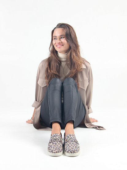 картинка Лоферы туфли ED'ART 172.1841'be. бежевый леопард от интернет магазина