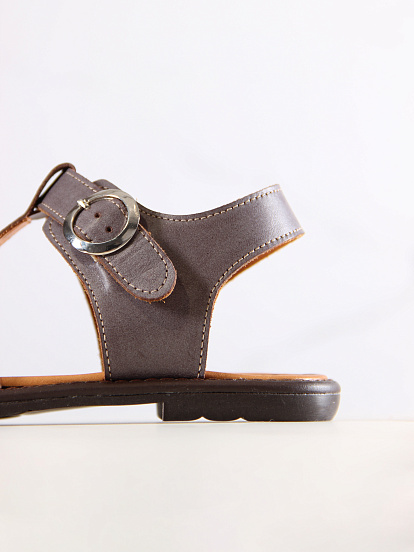 картинка Босоножки ED'ART 1035.подиум178'br.Вакса коричневый от интернет магазина