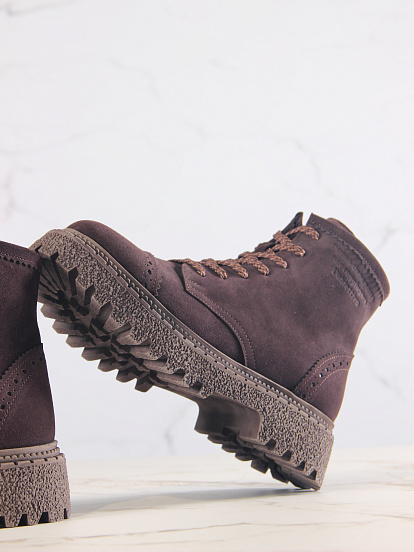 картинка Ботинки ED'ART 319.22511'br. Коричневый замша от интернет магазина