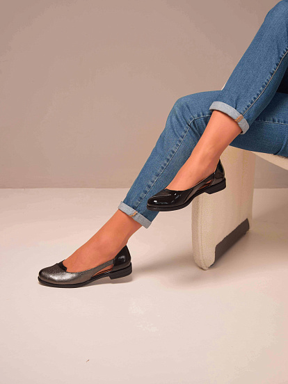 картинка Туфли ED'ART 160.madonna'bl.Черный лак астана от интернет магазина