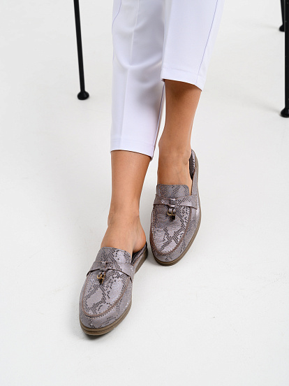 картинка Мюли ED'ART 1070.2614'be.  мамба мутон+коричневый от интернет магазина