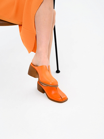 картинка Сабо ED'ART  5200.23663'br. Оранжевый+коричневый от интернет магазина