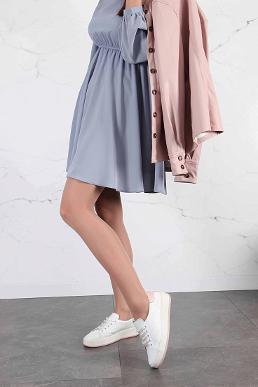 картинка Кеды ED'ART 131.143.Белый-розовый от интернет магазина