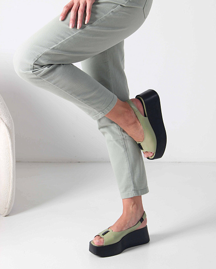 картинка Босоножки ED'ART 3020.22776'bl. Авокадо от интернет магазина