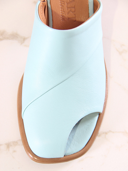 картинка Сабо ED'ART 5300.23663'be. Мята+коричневый от интернет магазина