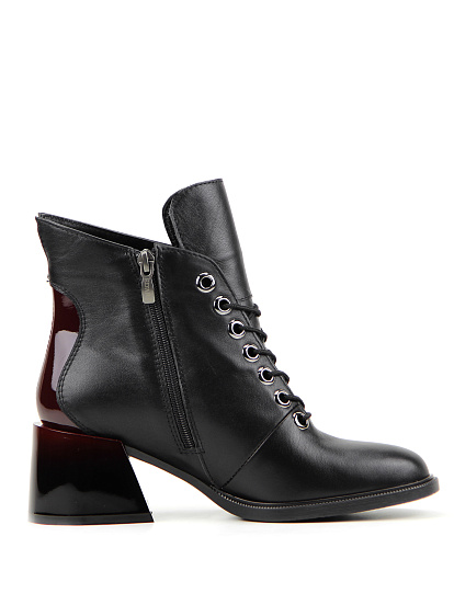 картинка Ботильоны ED'ART 533.Janet'br. черный бордо  R от интернет магазина
