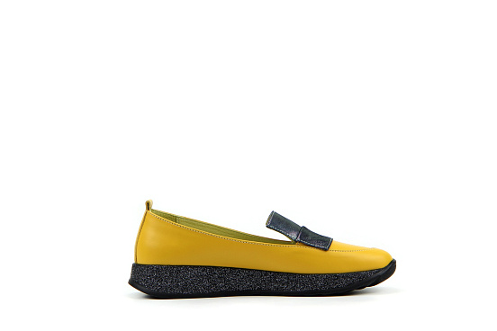 картинка Лоферы ED'ART 118.157'bl.yellow от интернет магазина