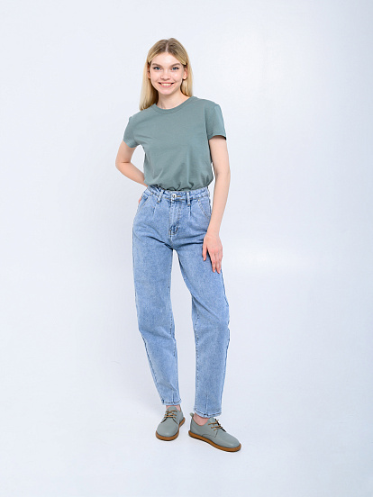 картинка Туфли ED'ART 181.ОКСЕ'br. Лион авокадо+коричневый от интернет магазина