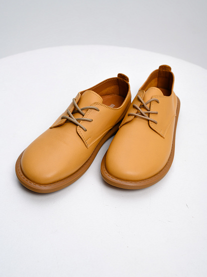 картинка Туфли ED'ART 181.ОКСЕ'br. Лион тыква+коричневый от интернет магазина