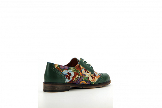 картинка Туфли полуботинки ED'ART 104.berta.green/gobelen3 от интернет магазина