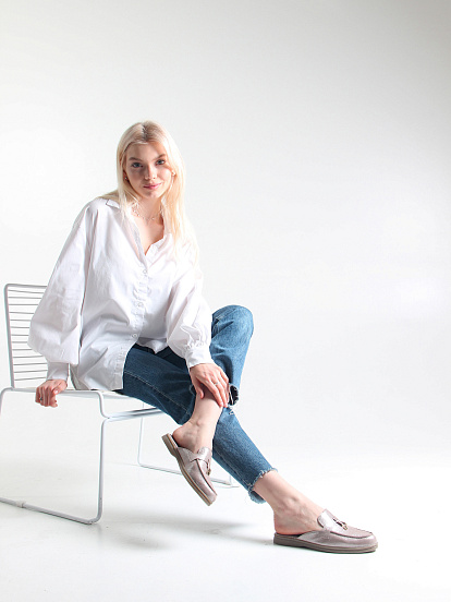 картинка Мюли ED'ART 1070.2614'be. тауп астана от интернет магазина