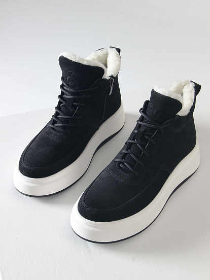 картинка Ботинки ED'ART 260.windy'w. черный замш от интернет магазина