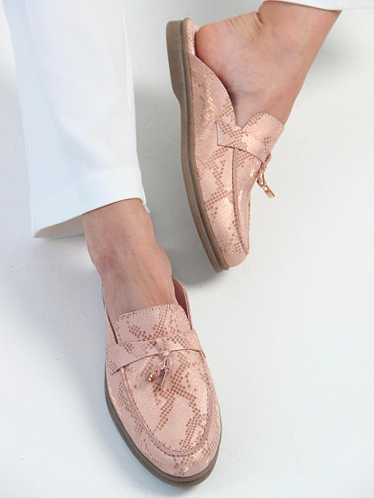 картинка Мюли ED'ART 1070.2614'be. розовая мамба от интернет магазина