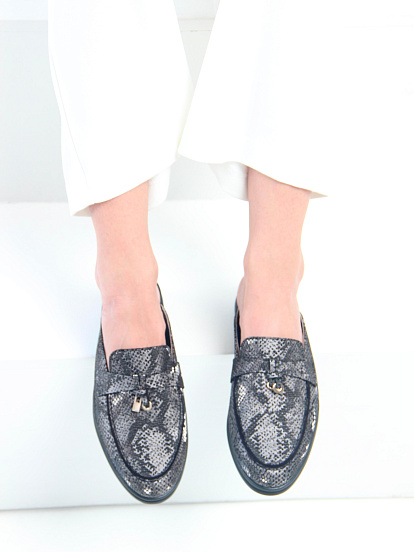 картинка Мюли ED'ART 1070.2614'bl. черный мамба от интернет магазина